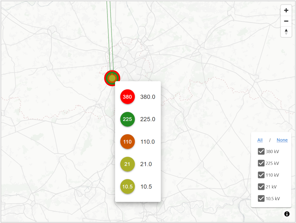 network-explorer MAP tab VLs list